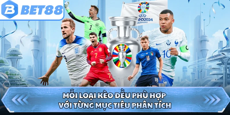 Mỗi loại kèo đều phù hợp với từng mục tiêu phân tích